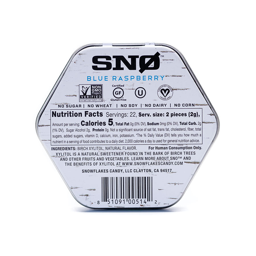 Blue Raspberry Sugar Free Candy Mints 1.5oz.