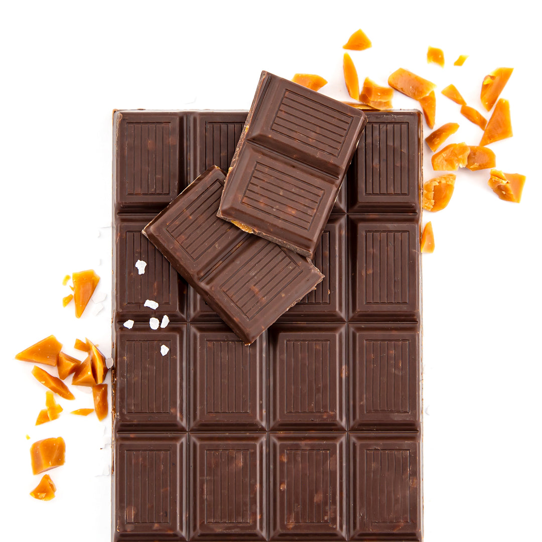 Dark Chocolate Caramel Crunch W/Sea Salt 2.8oz.