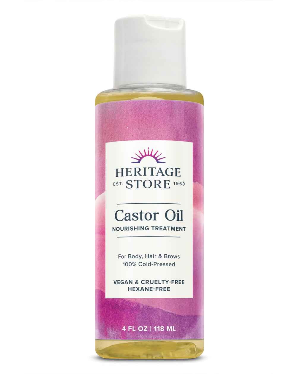 Castor Oil Cold Pressed 16oz.