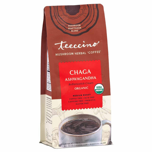 Mushroom Herbal 'Coffee' Chaga Ashwagandha 10oz.