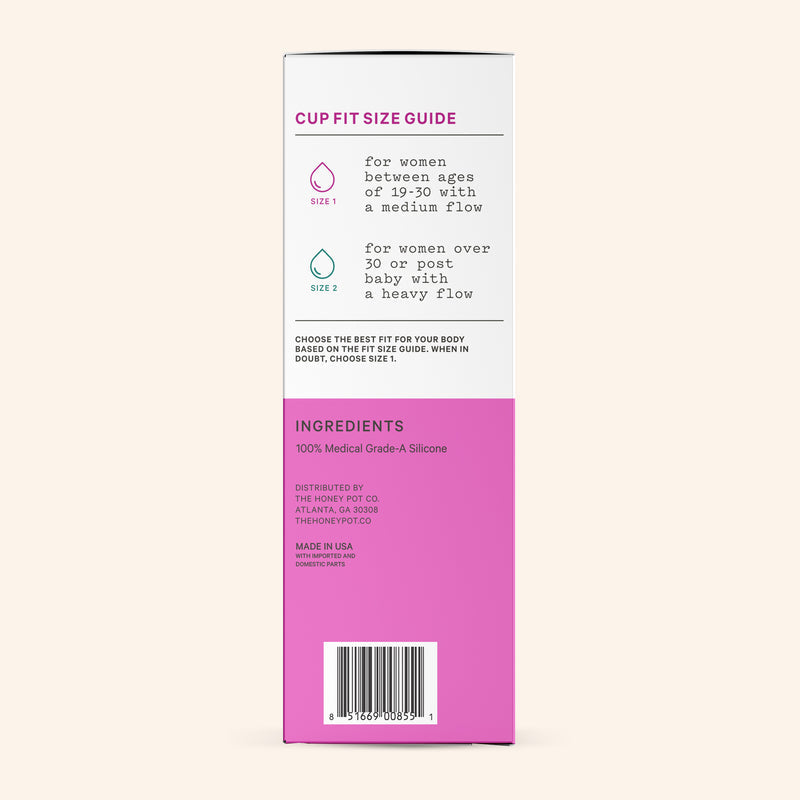 Menstrual Cup Size 1 Silicone 1 Count
