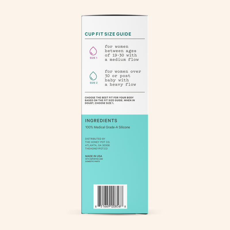 Menstrual Cup Size 2 Silicone 1 Count