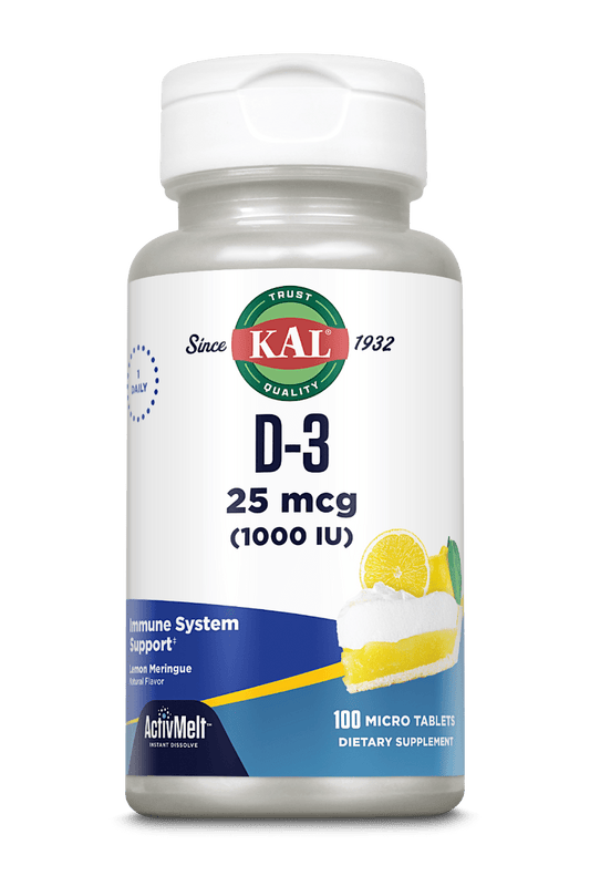 Vitamin D3 Activmelt 25mcg 100 Count