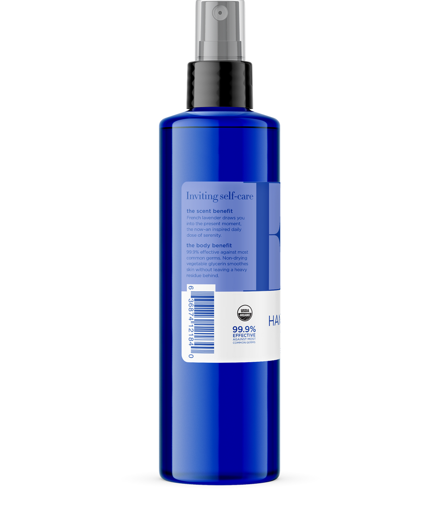 Organic Hand Sanitizer Spray French Lavender