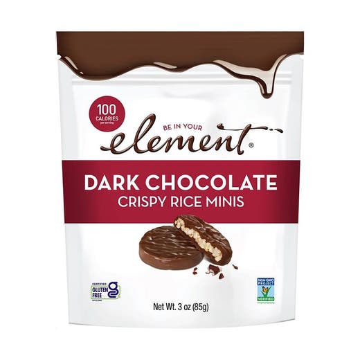Dark Chocolate Crispy Rice Minis 3oz.