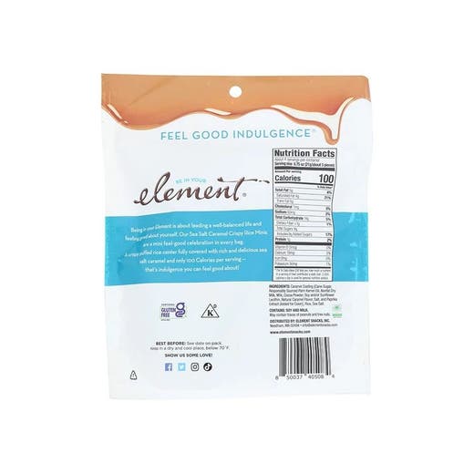 Sea Salt Caramel Crispy Rice Minis 3oz.