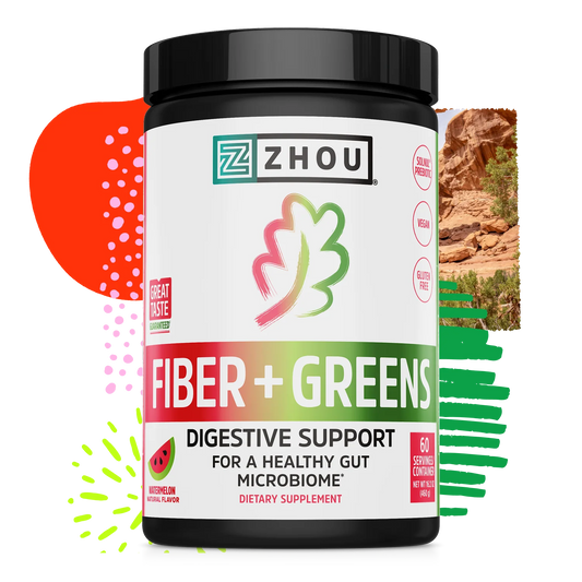 Fiber + Greens Powder Watermelon 60 Servings