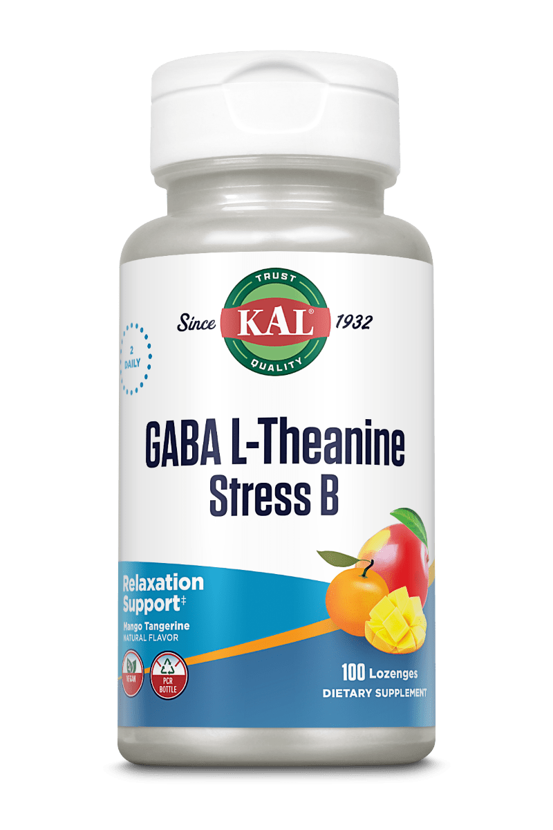 GABA L-Theanine Stress B 100 Count