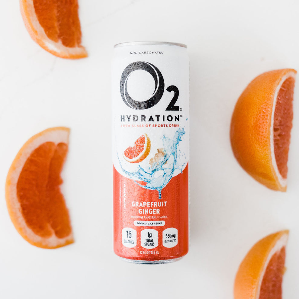 O2 Hydration Grapefruit Ginger 12oz. 1 Count
