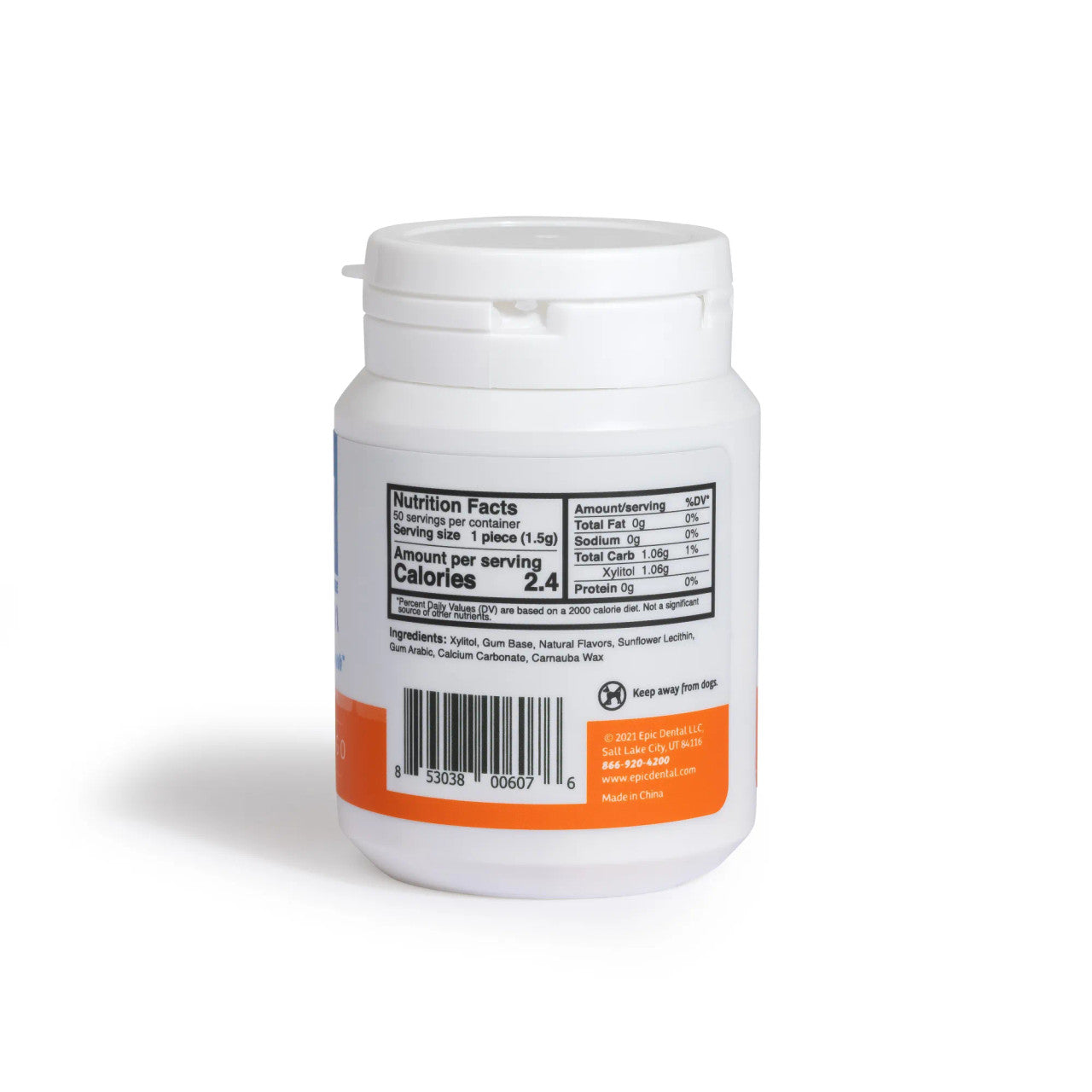 Orange Mango Gum Jar 24ct