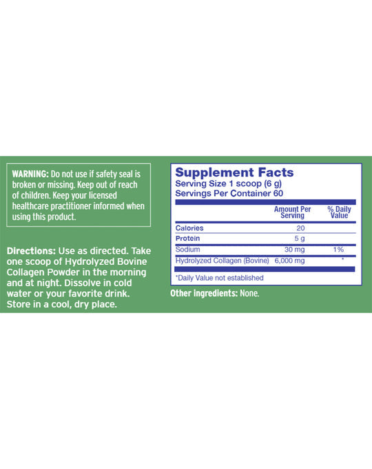 Hydrolyzed Bovine Collagen