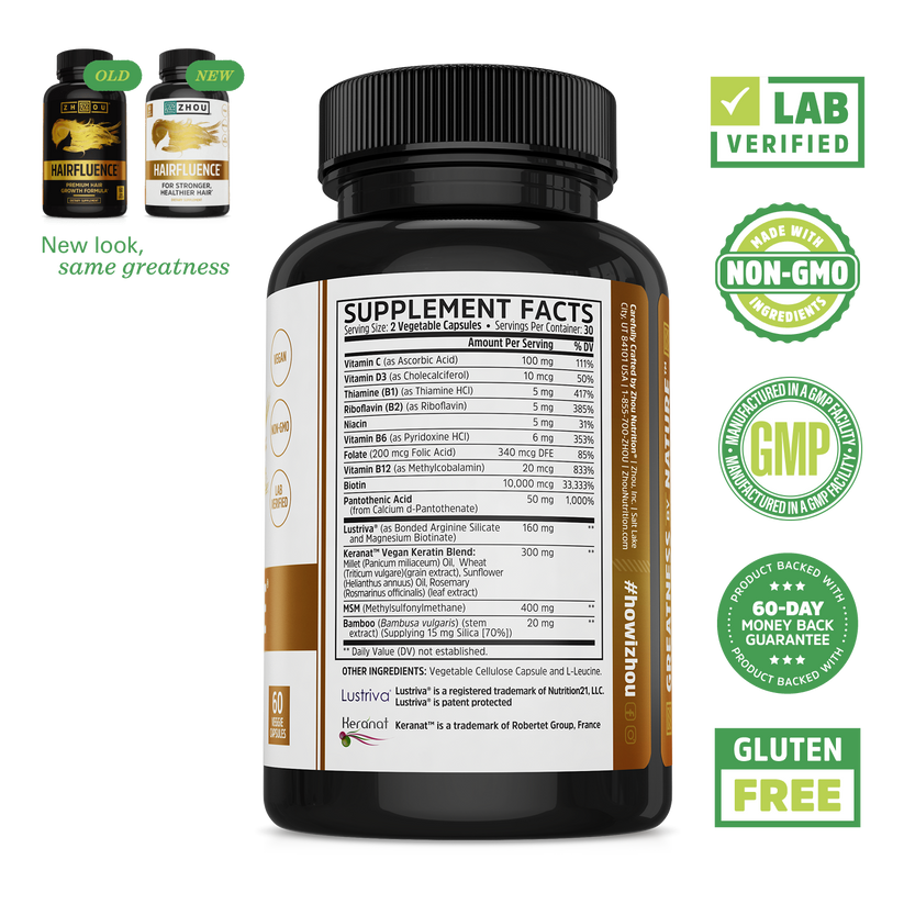 Hairfluence 60 Count