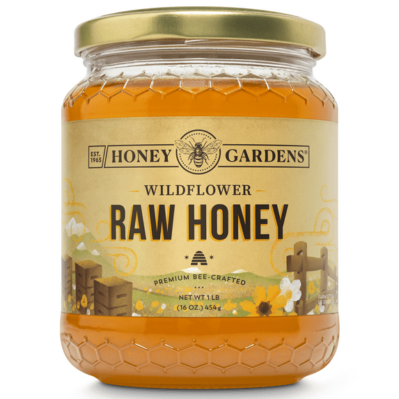 Wild Flower Raw Honey 16oz.