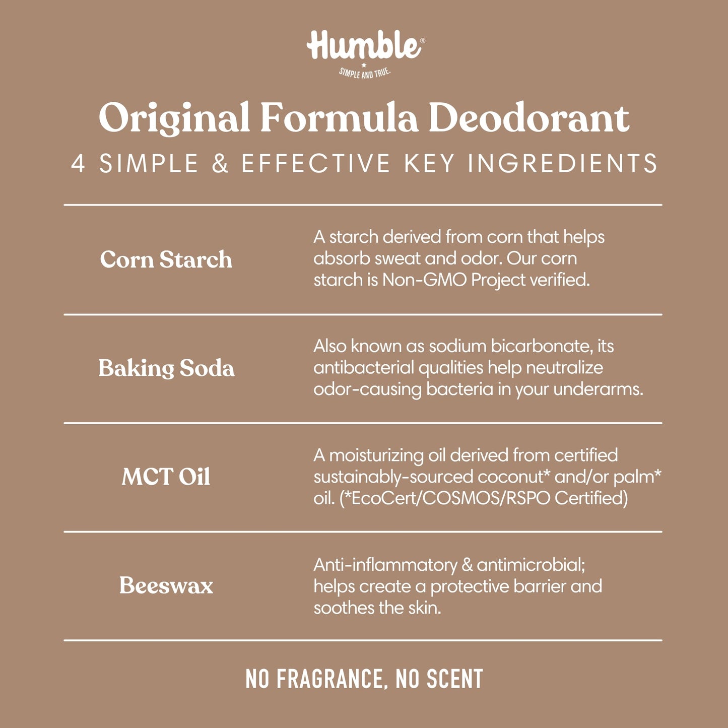 Deodorant Original Simply Unscented