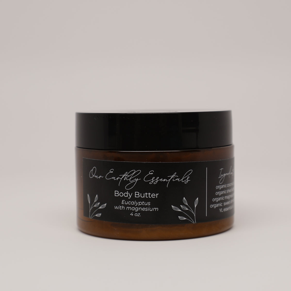 Body Butter Eucalyptus W/Magnesium 4oz.