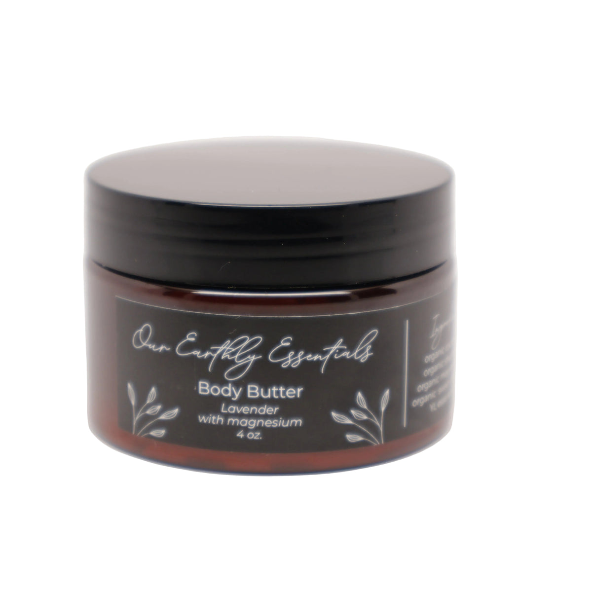 Body Butter Lavender W/Magnesium 4oz.