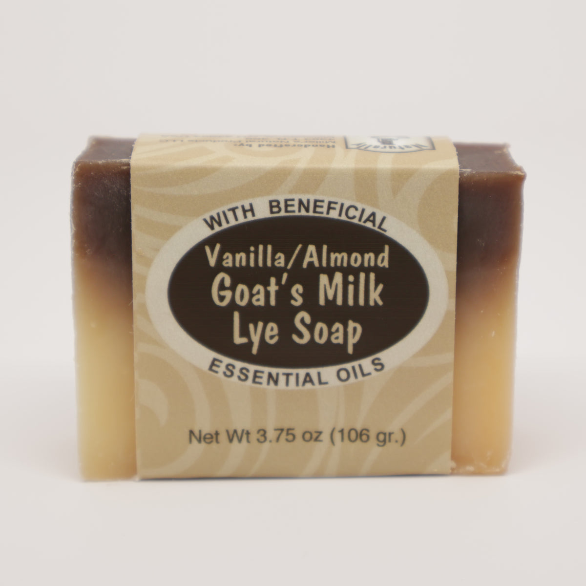 Vanilla/Almond Goats Milk Lye Soap Bar 3.75oz.