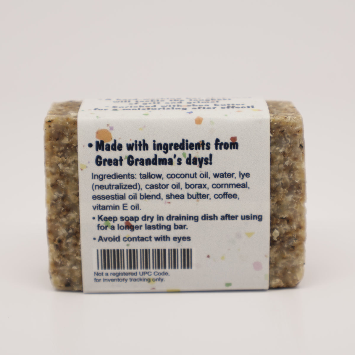 Mighty Clean Pumice Lye Soap Bar 3.75oz.