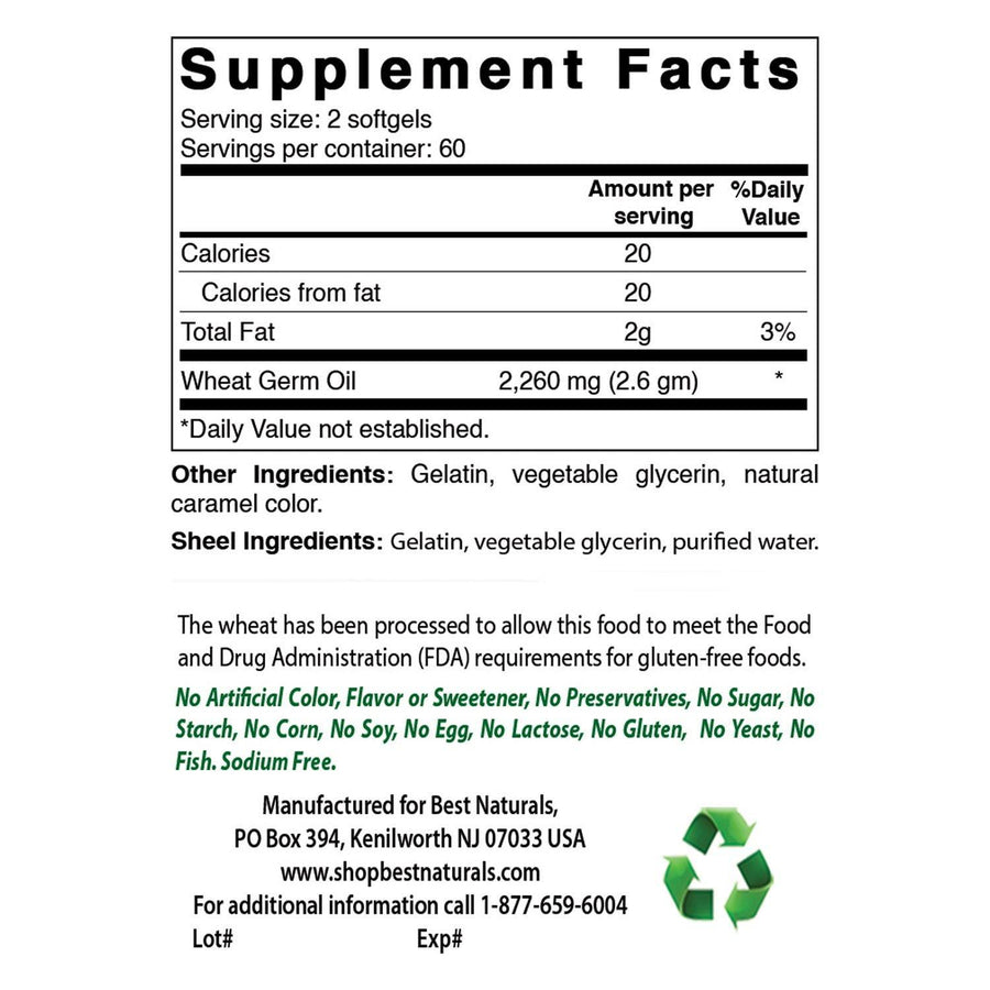 Wheat Germ Oil 1130 mg