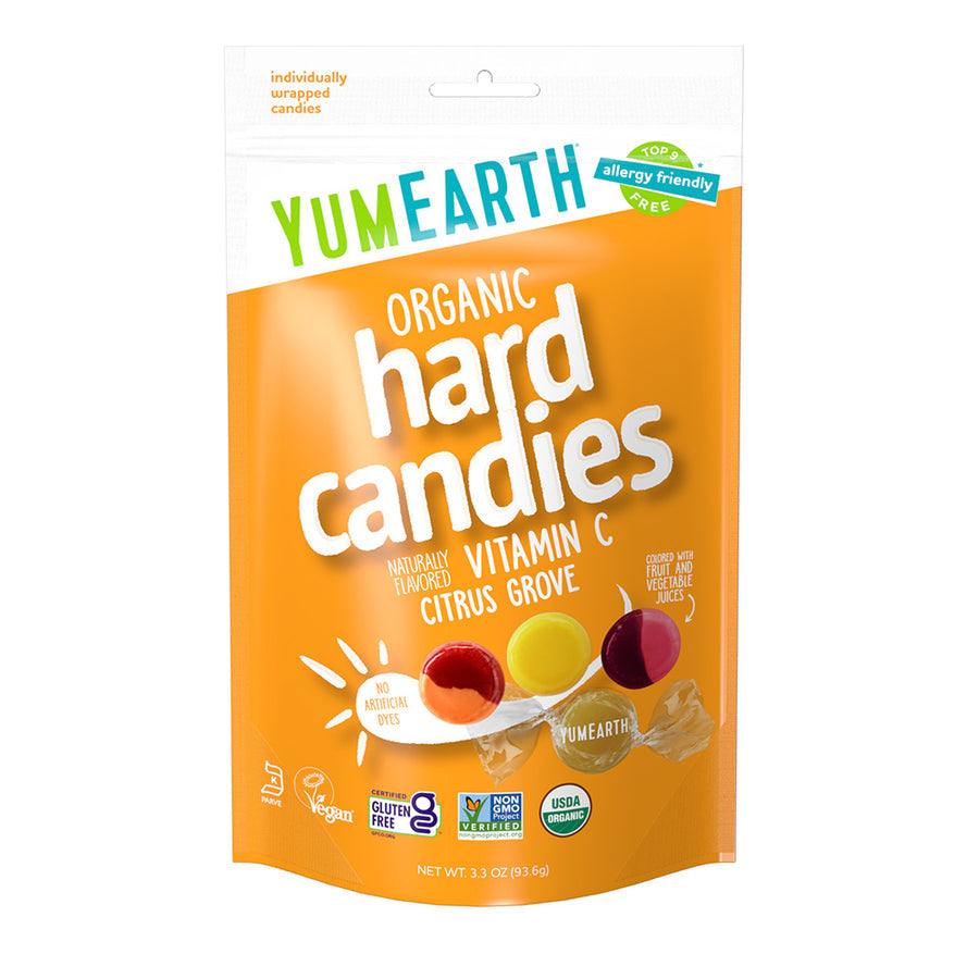 Organic Hard Candies Vitamin C & Citrus Grove 3.3oz.