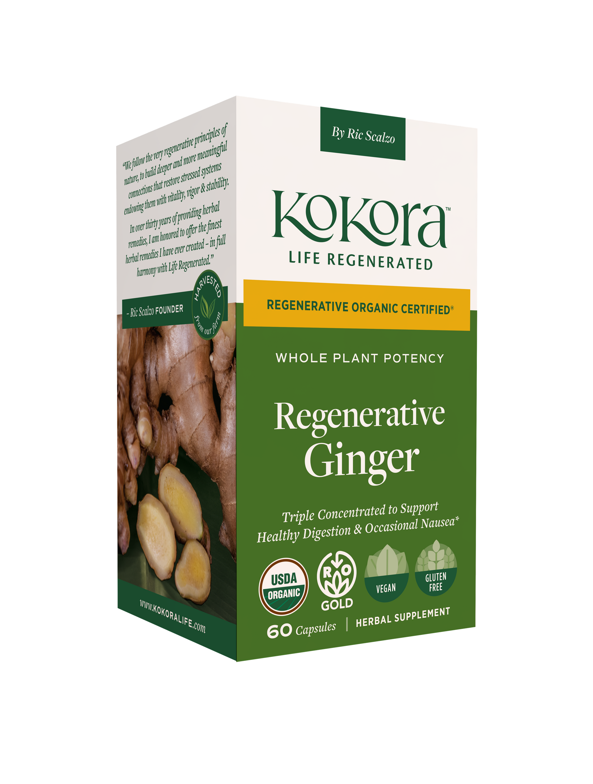 Regenerative Ginger 60 Count – Nature's Blessings