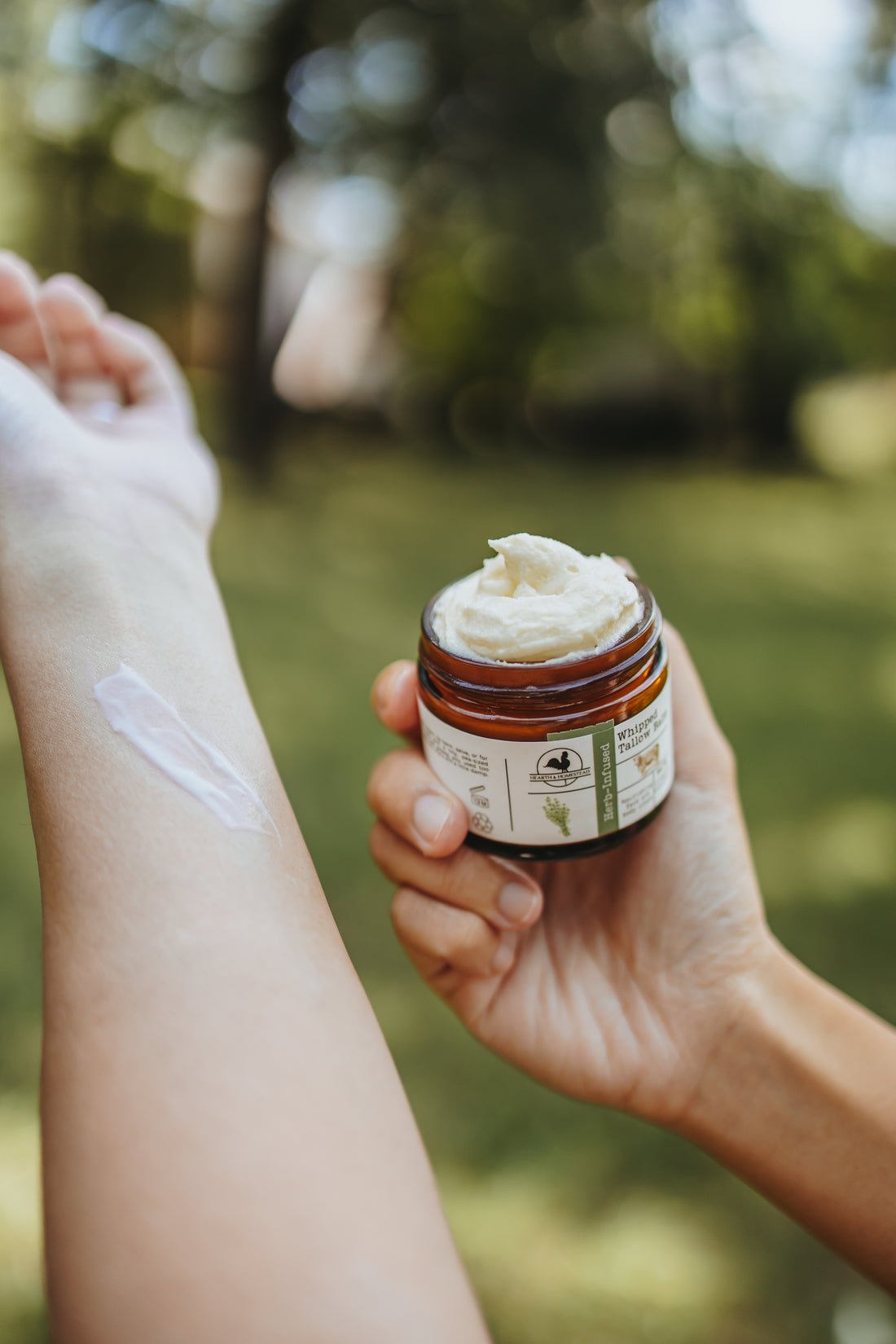 Whipped Tallow Balm Herb-Infused 1.3oz.