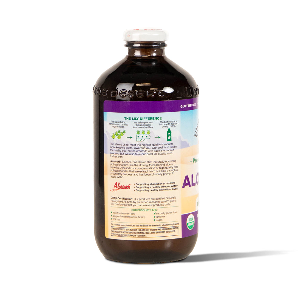 Aloe Vera Juice Inner Fillet Preservative Free 32oz.