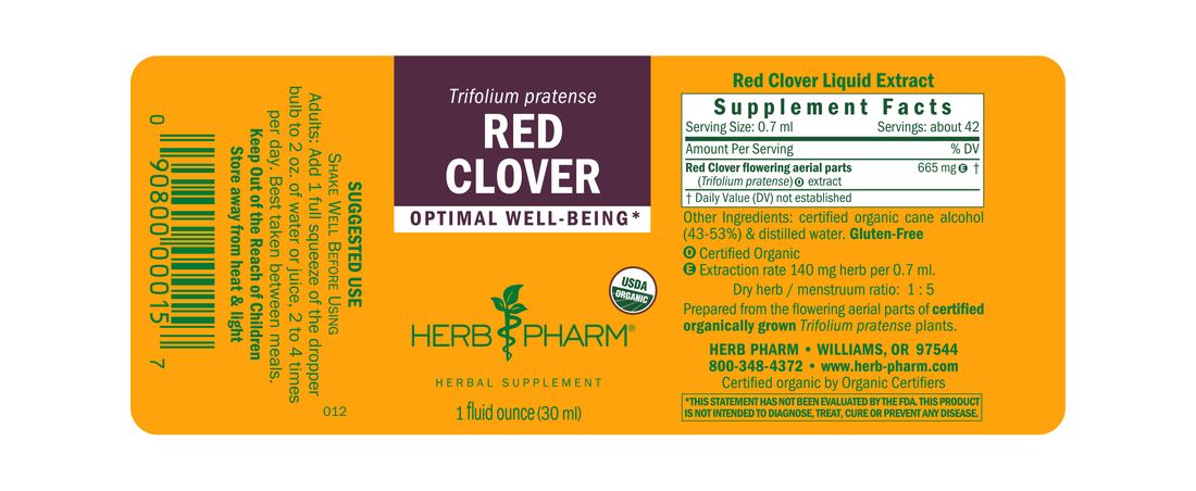Red Clover Extract Tincture 1oz.