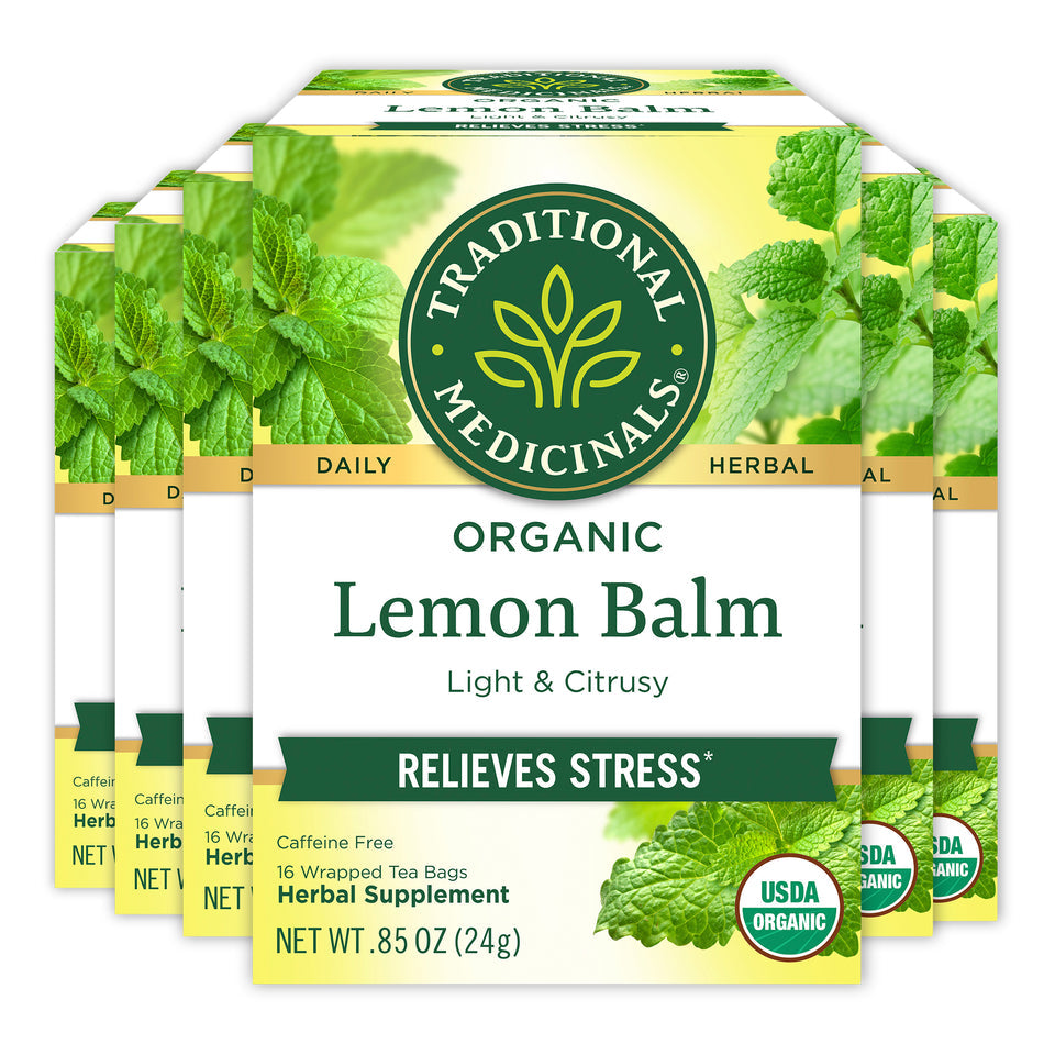 Organic Lemon Balm Tea 16 Count