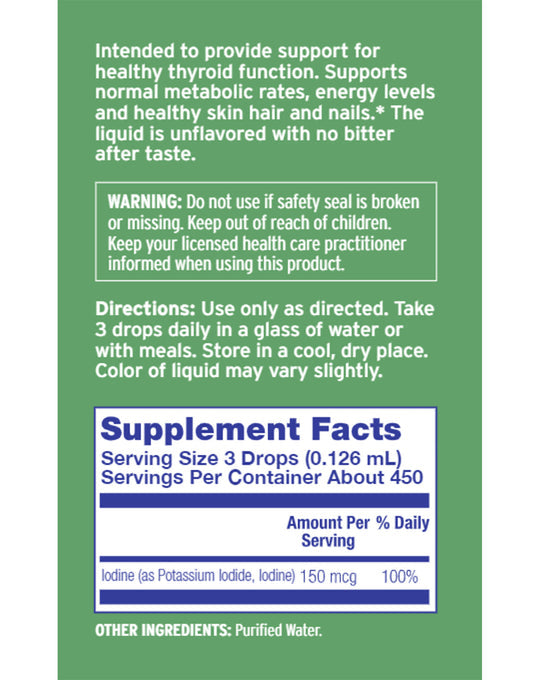 Liquid Iodine Plus with Potassium