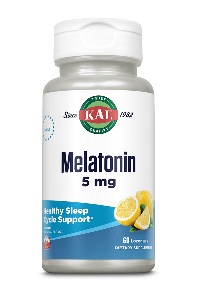 Melatonin 5mg Lozenges 60 Count         Lemon