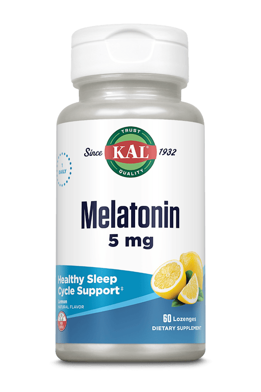 Melatonin 5mg Lozenges 60 Count         Lemon