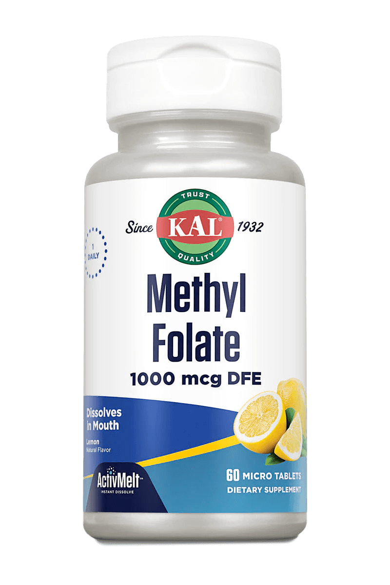 Methyl Folate 1000mcg 60 Count