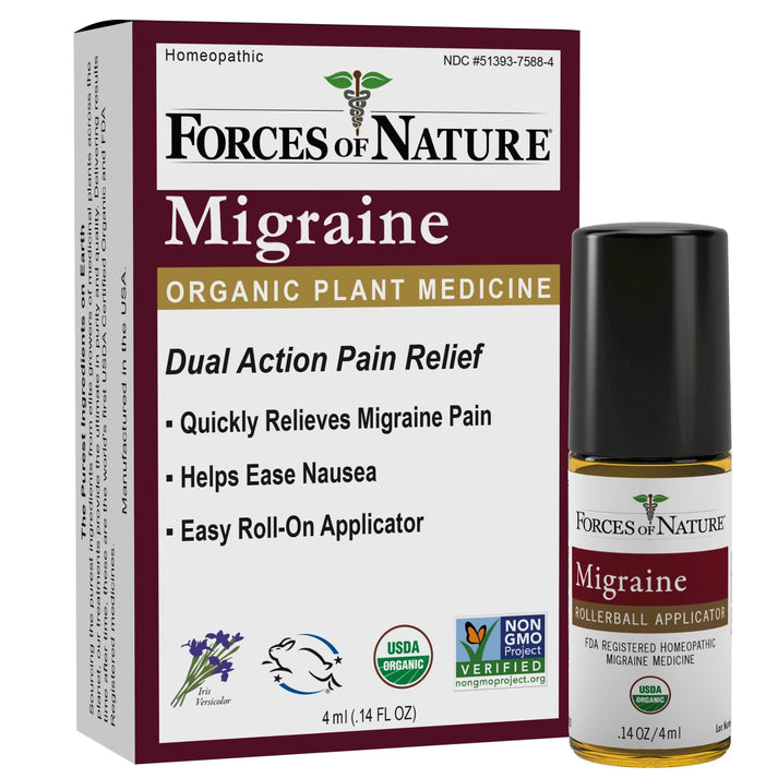 Organic Migraine Pain Management Roll On 4ml.