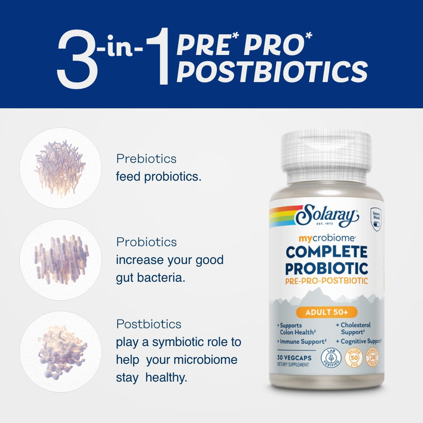 Complete Probiotic Adult 50+ 30 Count