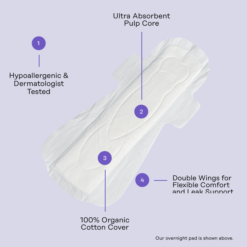 Organic Cotton Cover Overnight 12 Count
