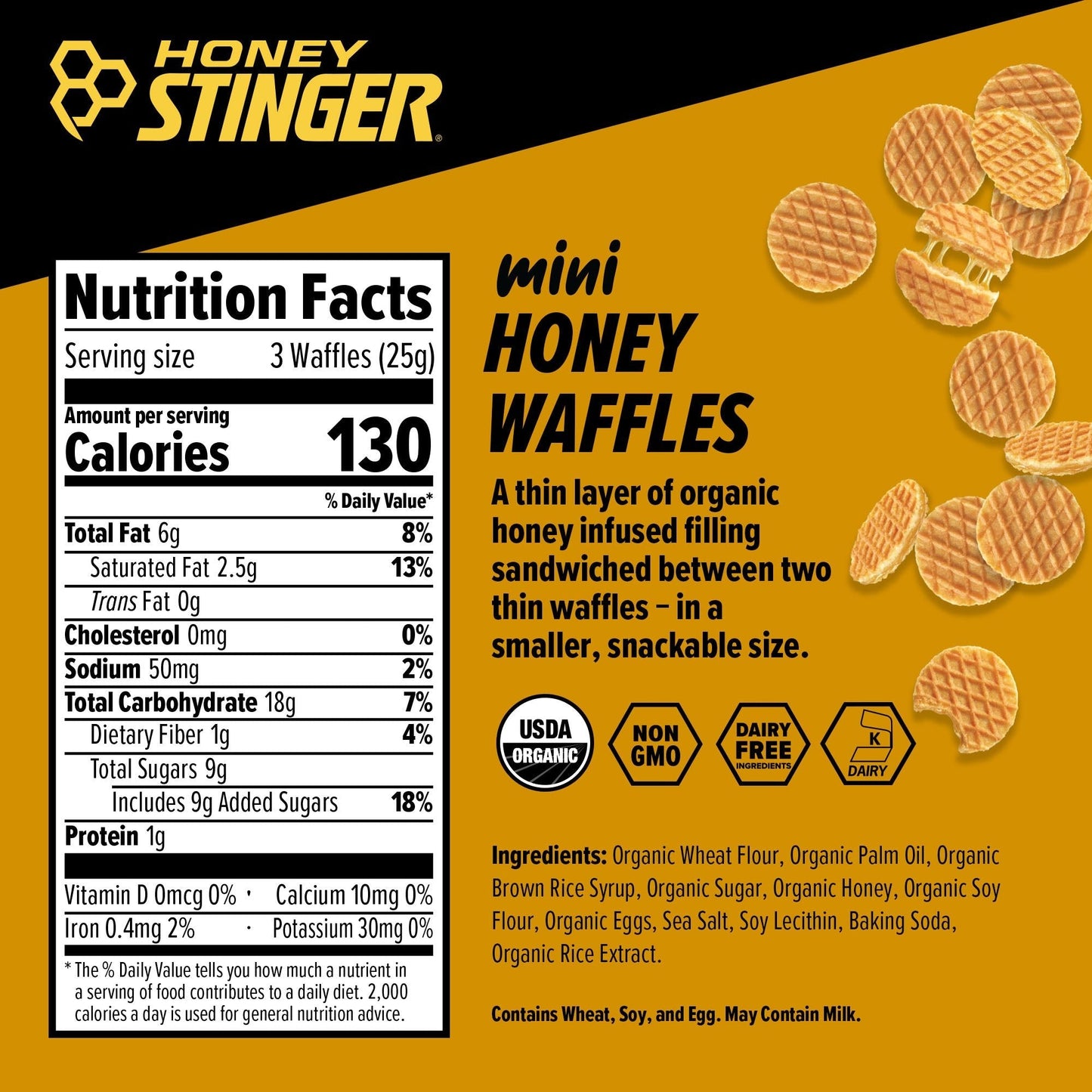Honey Stingers Mini Energy Waffles