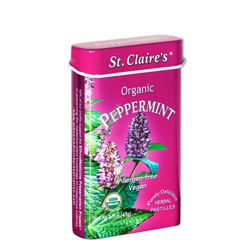Organic Peppermint Pastilles 45 Count