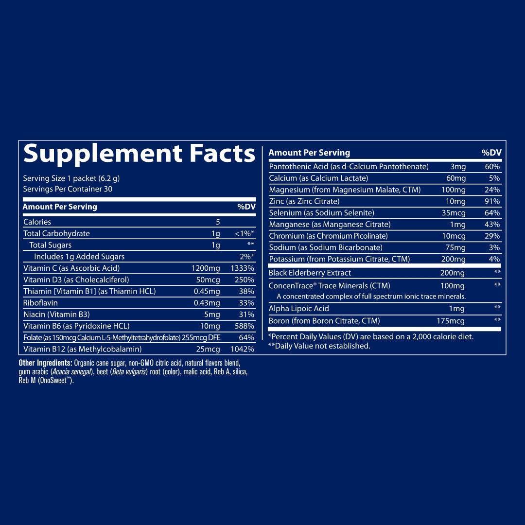 Power Pak + Immunity Grapefruit 30 Count