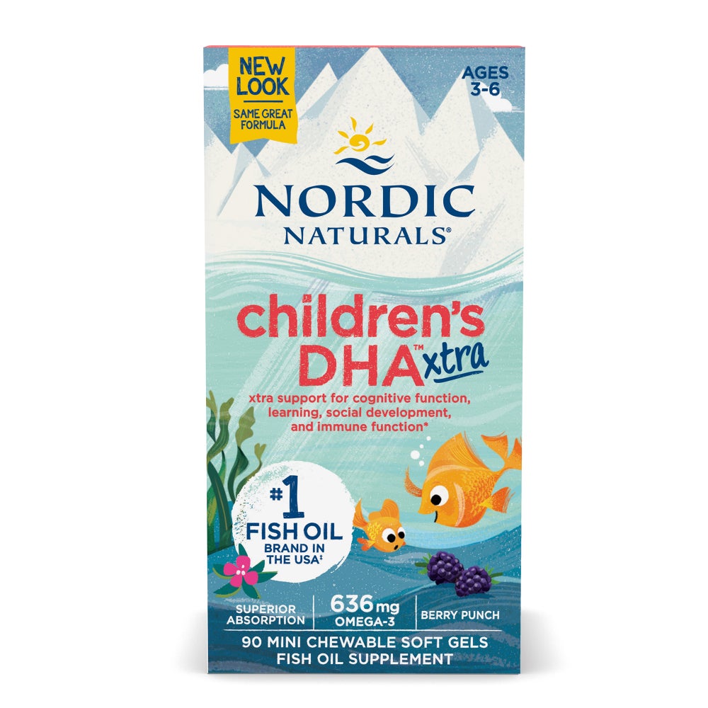 Childrens DHA Xtra Berry Punch 90 Count