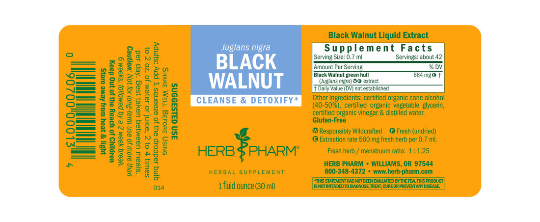 Black Walnut Extract Tincture 1oz.