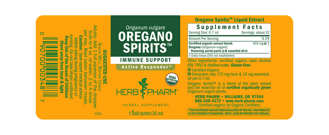 Oregano Spirits Tincture 1oz.