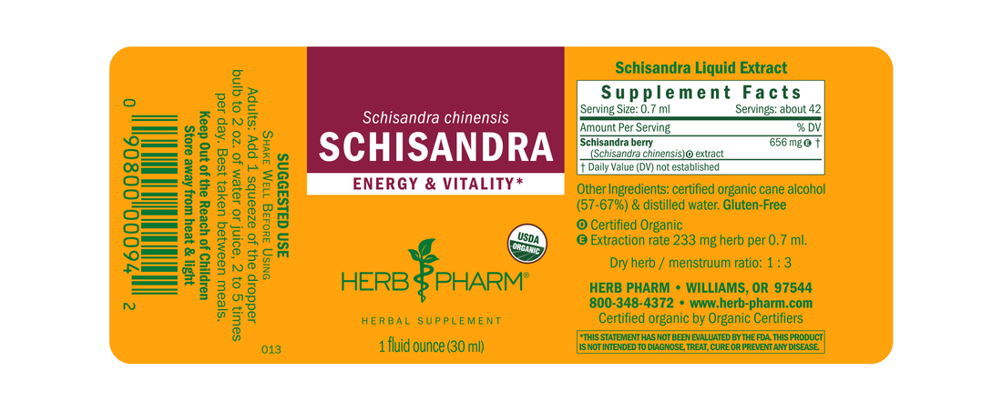 Schisandra Extract Tincture 1oz.