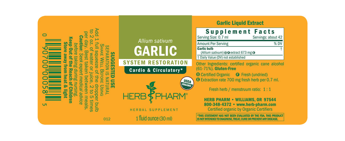 Garlic Extract Tincture 1oz.