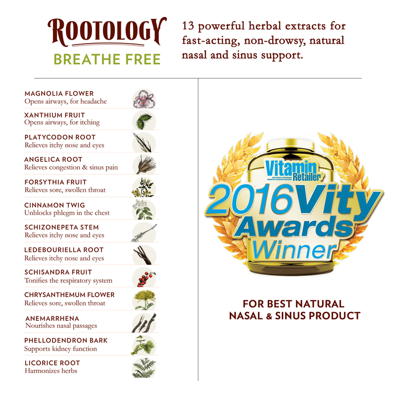 Rootology Breathe Free 40 Count