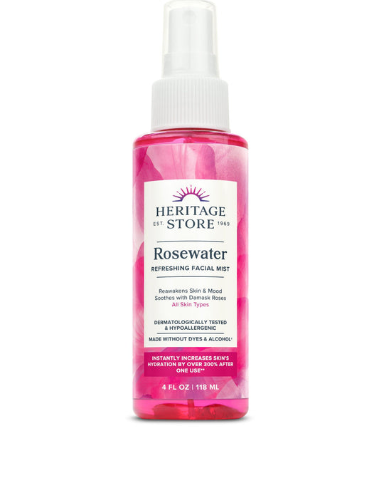 Rosewater  Refreshing  Facial Mist        4oz.