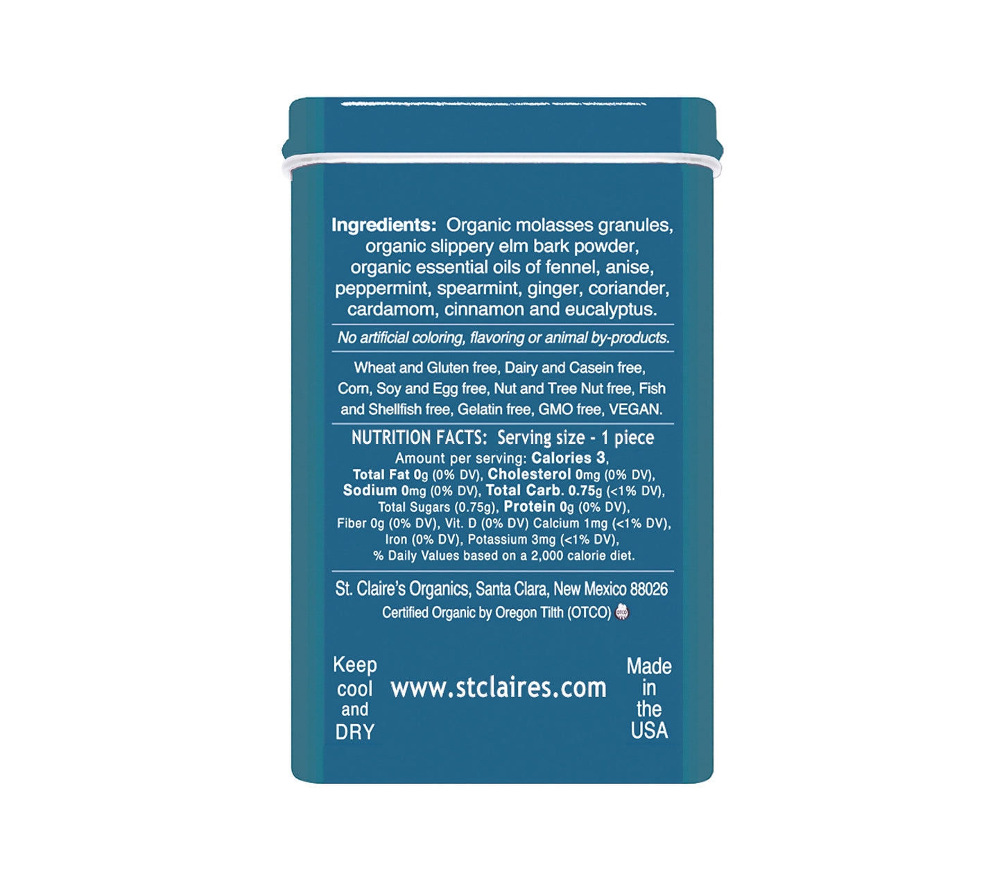 Organic Tummy Soothers Pastilles 45 Count