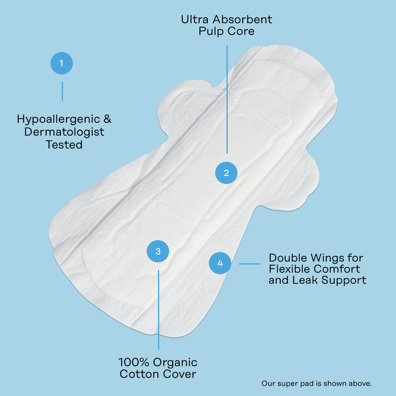 Organic Cotton Cover Super 16 Count