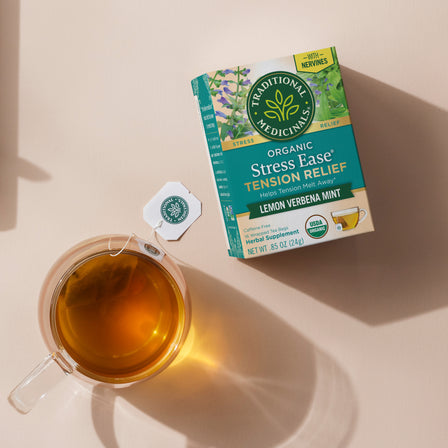 Organic Stress Ease Tension Relief Tea 16 Count