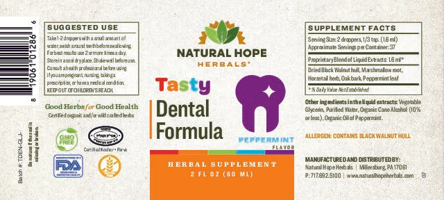 Tasty Dental Formula Tincture 2oz.